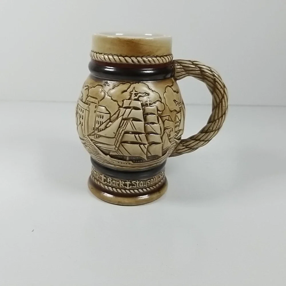 Vintage 1982 Avon Mini Beer Stein, Nautical